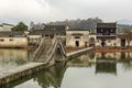 Chinese traditional ancient village, Hongcun, Anhui Provence Royalty Free Stock Photo
